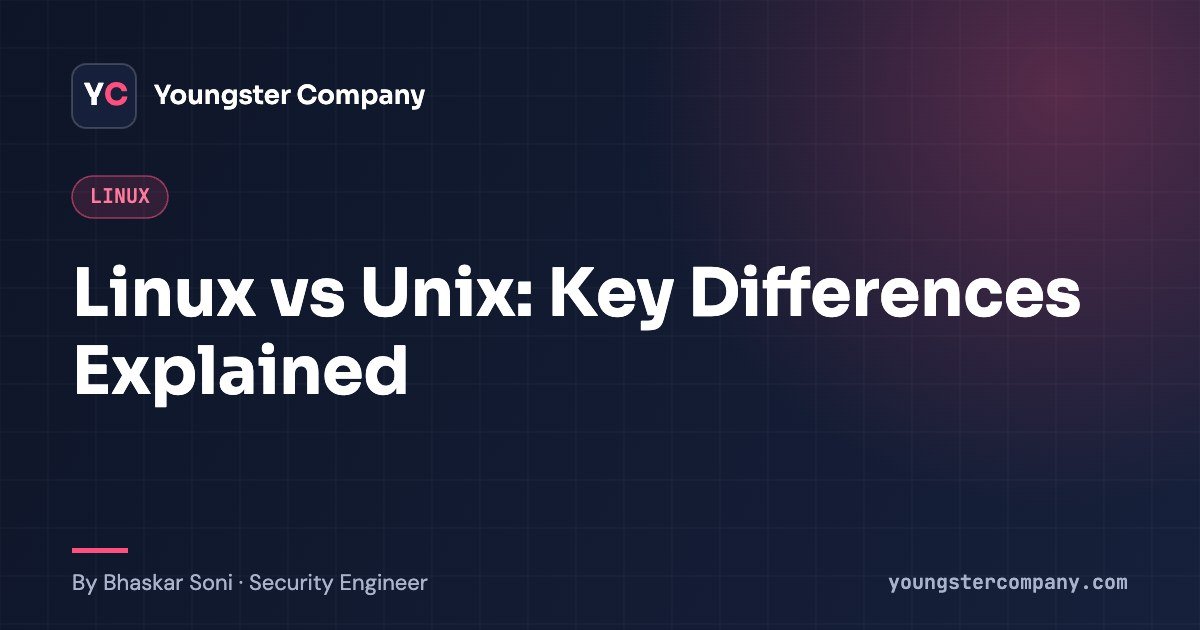 difference between Linux and Unix