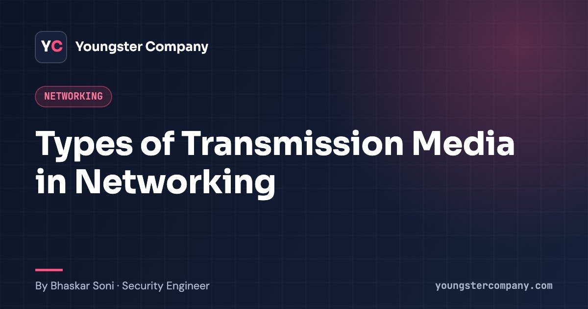 Read more about the article Types of Transmission Media in Networking: Guided and Unguided