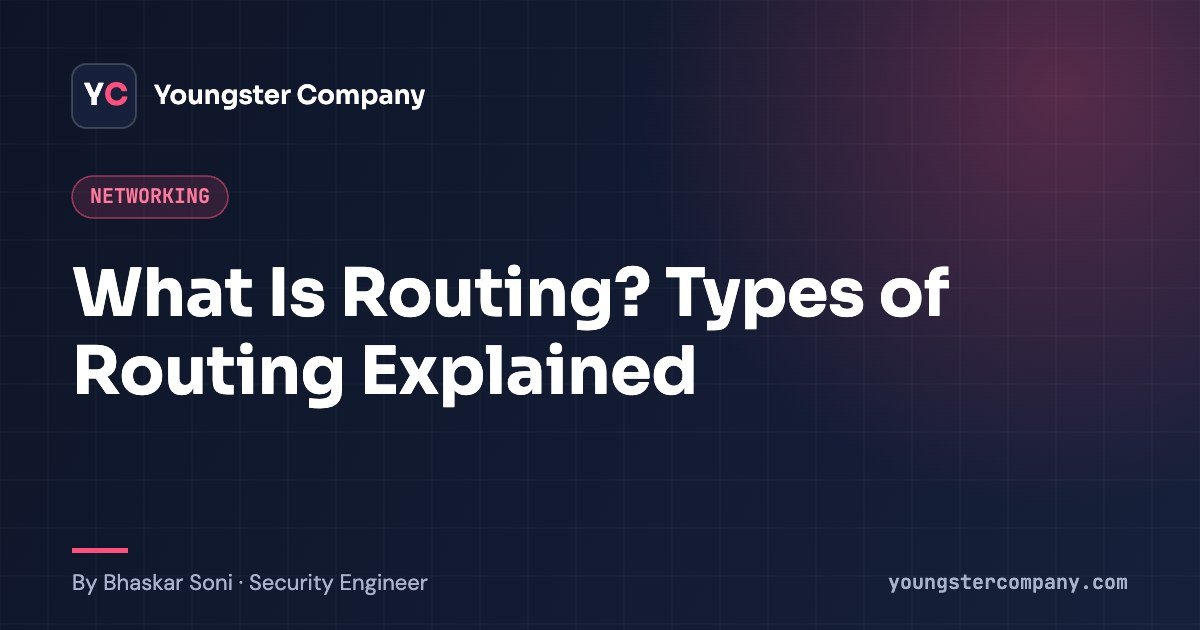 Read more about the article What Is Routing? Static, Default and Dynamic Routing Explained