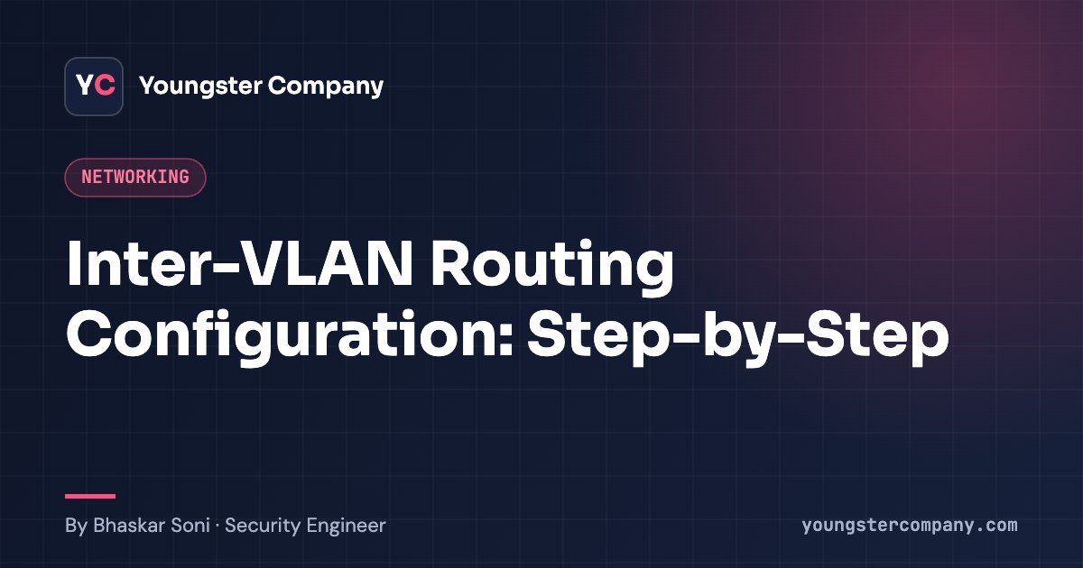 inter-VLAN routing configuration