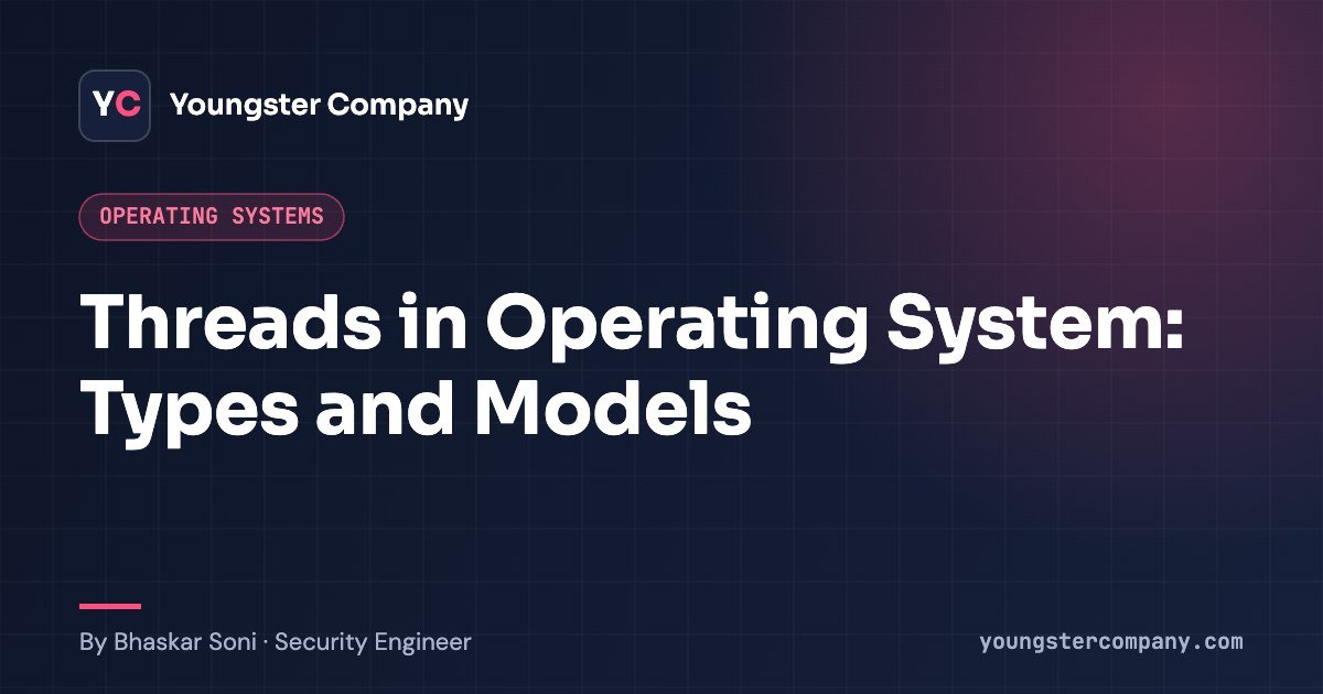 Read more about the article Threads in Operating System: Processes vs Threads, Models and Examples