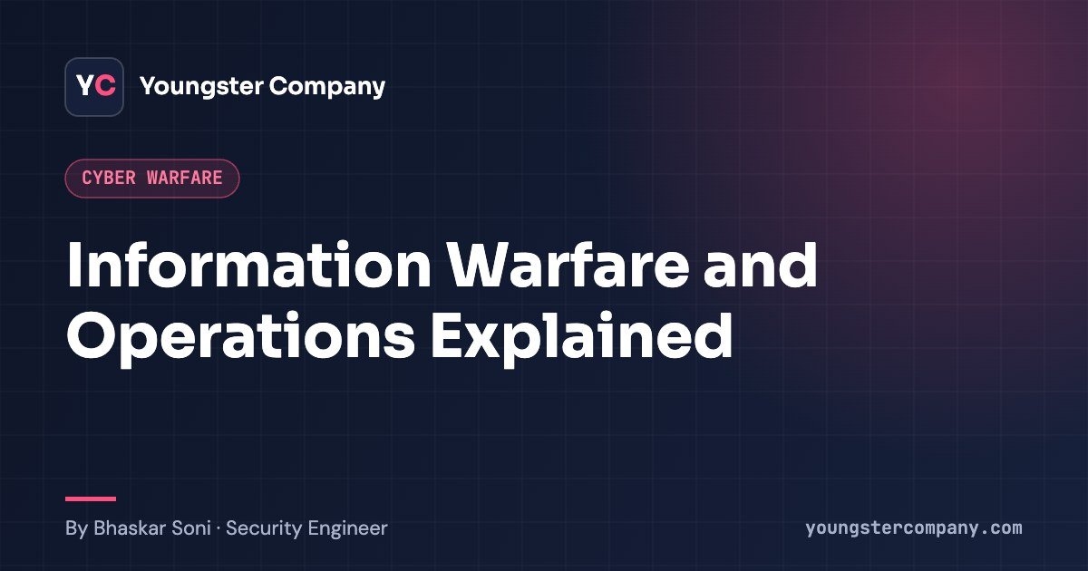Read more about the article Information Warfare and Operations