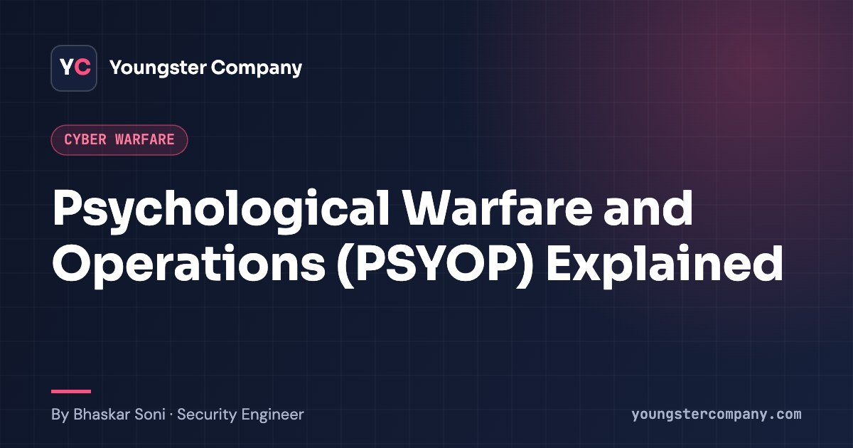 Read more about the article Psychological Warfare and Operations
