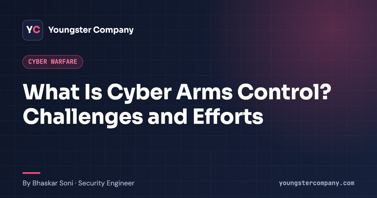 Read more about the article What is Cyber Arms Control