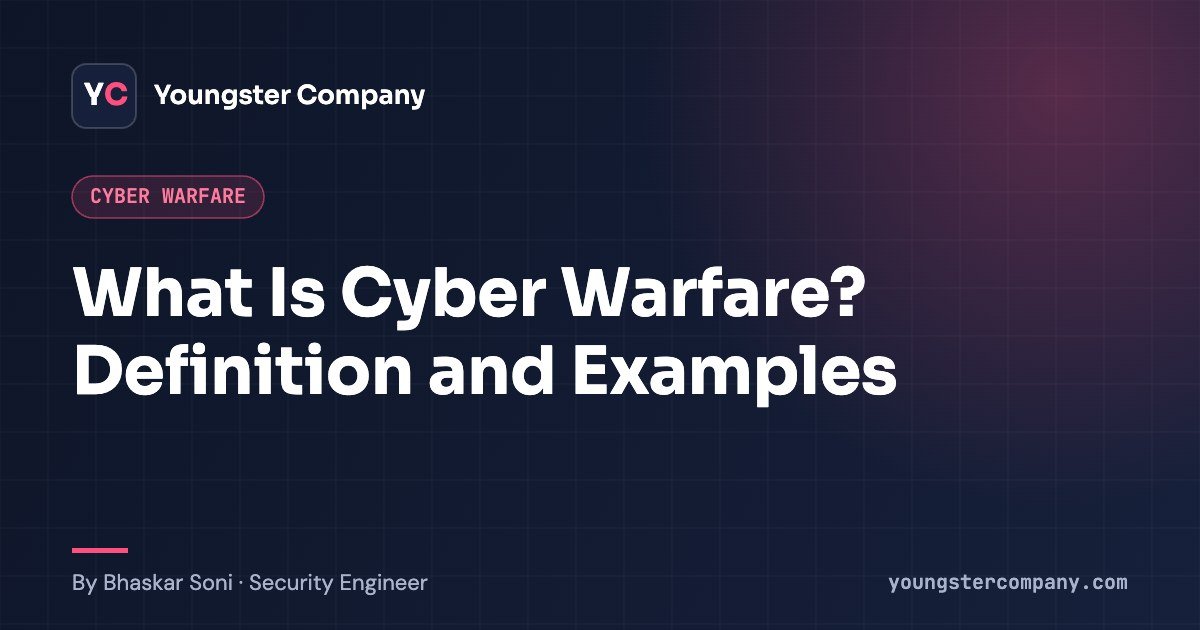 Read more about the article What is Cyber Warfare?