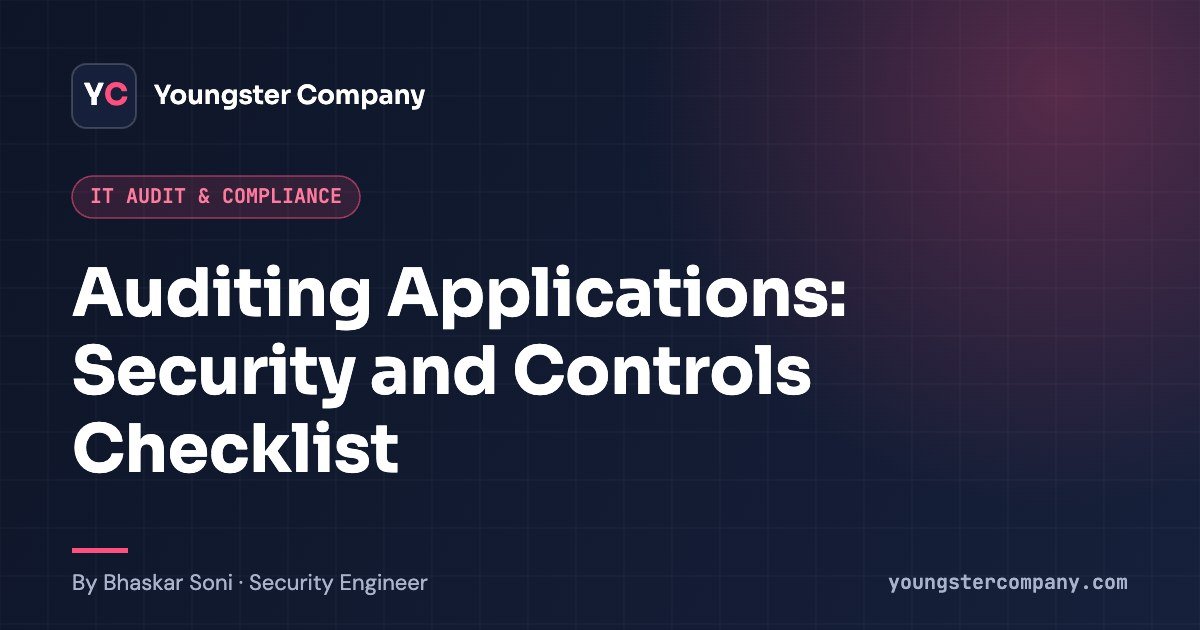 Read more about the article Auditing of Applications