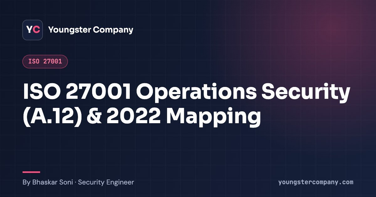 Read more about the article Ensuring Information Security via ISO 27001 Operations Security (ISO 27001:2013 A.12 → 2022 Mapping)