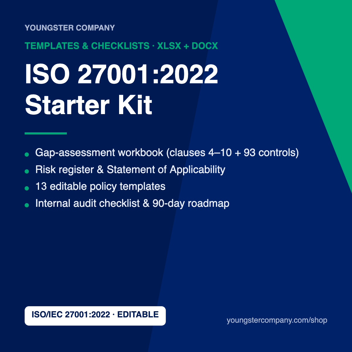 ISO 27001:2022 Starter Kit — digital product cover
