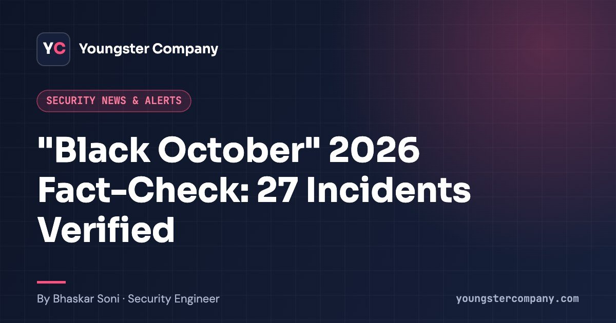 Read more about the article “Black October” Fact-Check: What Really Happened in Cybersecurity (20–23 Oct 2026)