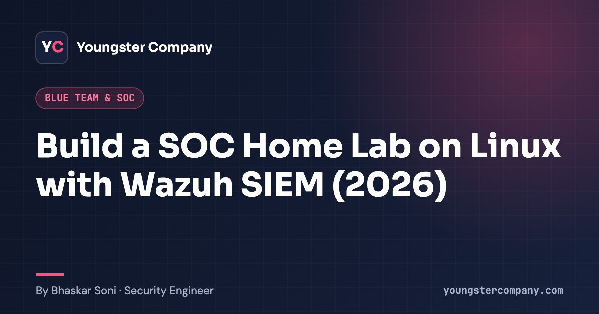 Read more about the article How to Build a SOC Home Lab on Linux with Wazuh SIEM (2026 Guide)