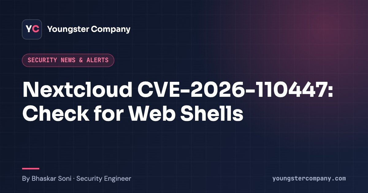 Read more about the article Nextcloud CVE-2026-110447: Built-in CODE Server Exploited