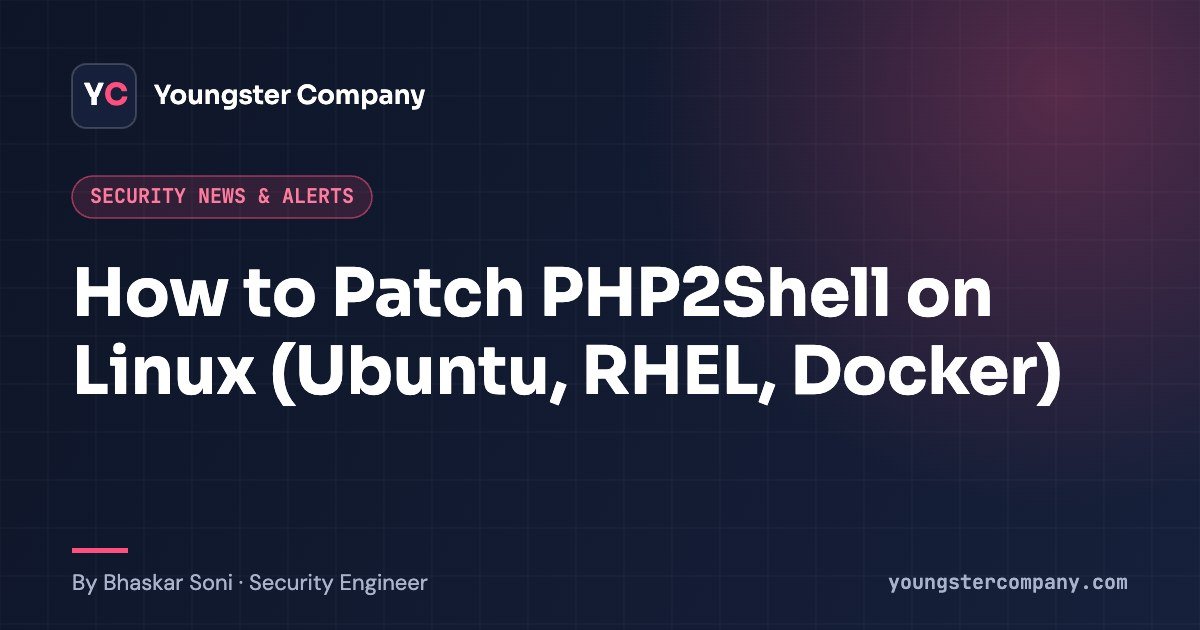 Read more about the article How to Check and Patch PHP2Shell on Linux Servers (Ubuntu, Debian, RHEL, Docker)