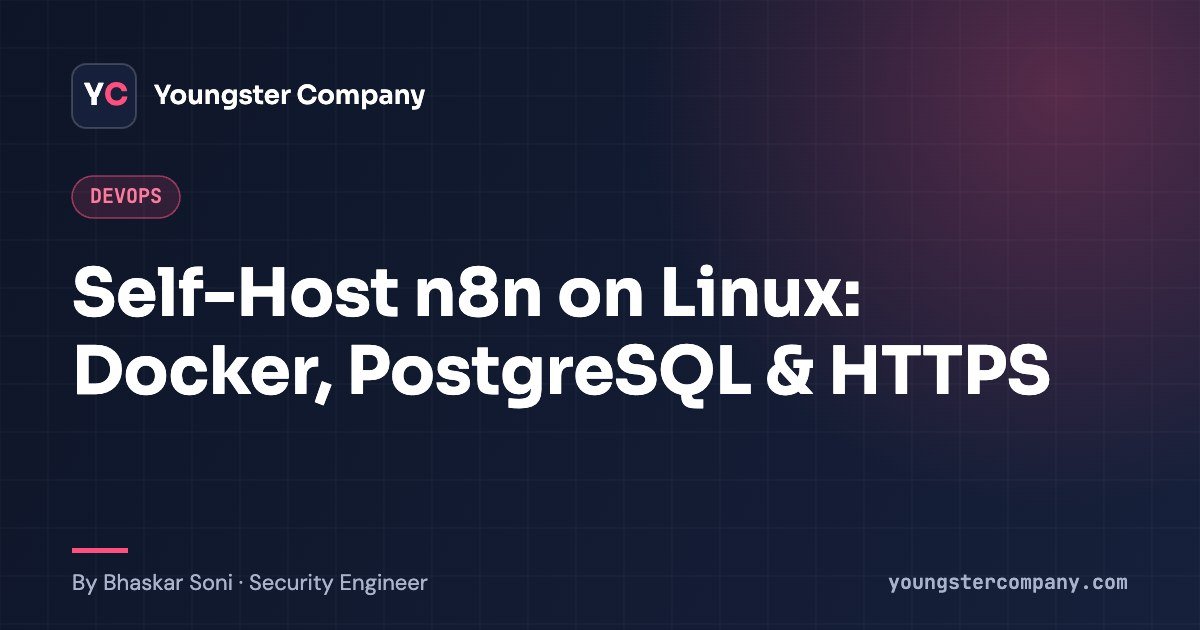 Read more about the article How to Self-Host n8n on Linux with Docker Compose, PostgreSQL and HTTPS (2026)